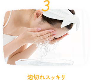 泡切れスッキリイメージ写真