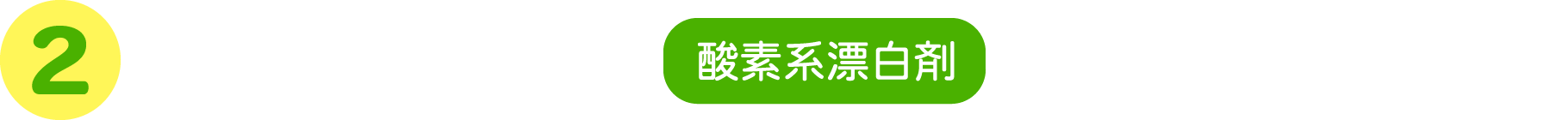 2 過炭酸ナトリウム 酸素系漂白剤