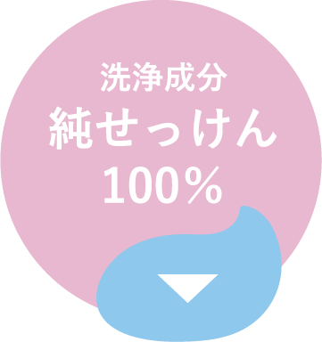 純せっけん100％