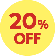 20% OFF