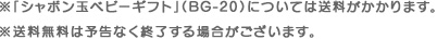 ※「シャボン玉ベビーギフト」(B-20)については送料がかかります。※送料無料キャンペーンは予告なく終了する場合がございます。