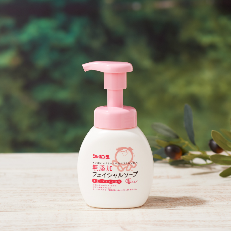 無添加フェイシャルソープボトル 200ｍL | シャボン玉石けん