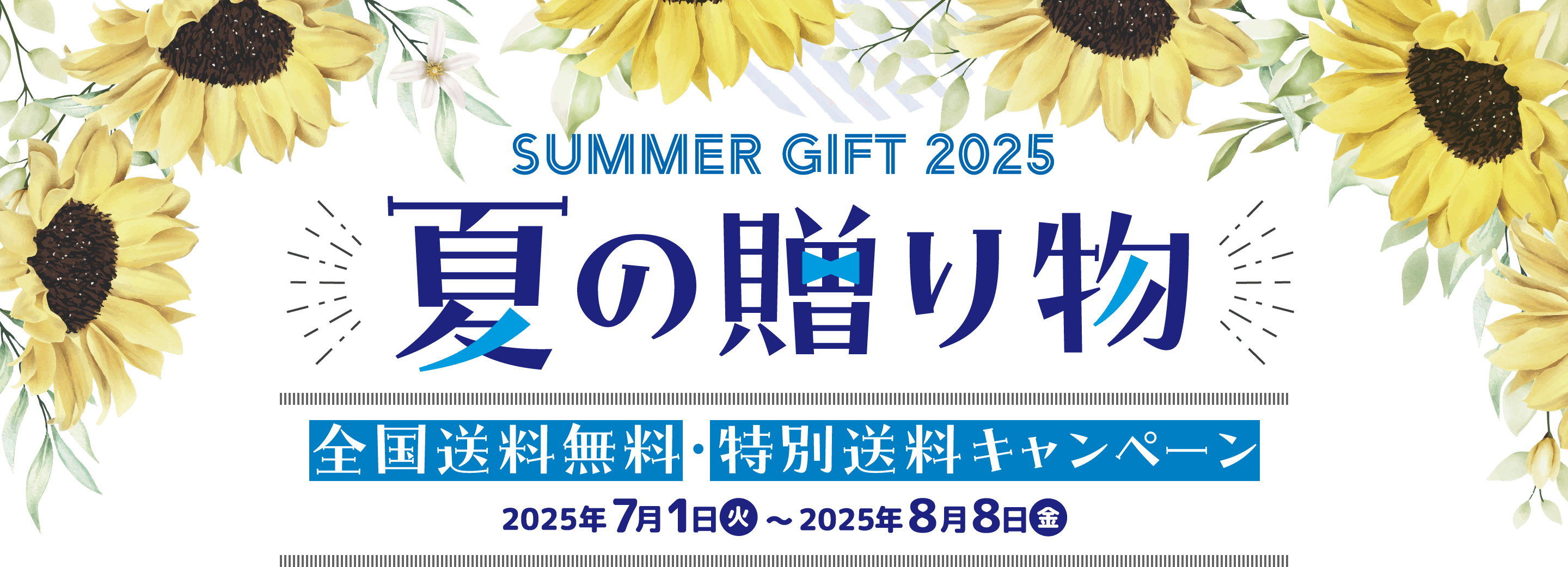 夏ギフト キャンペーン期間 2024年6月1日（土）～2024年8月31日（土）まで