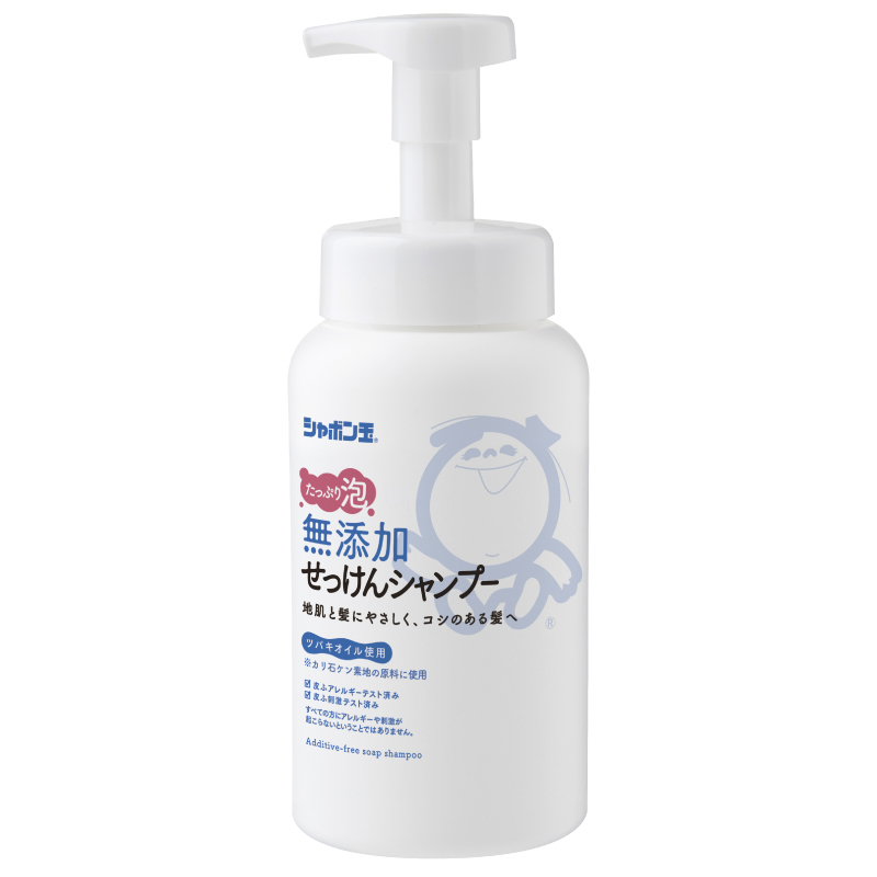 無添加せっけんシャンプー泡タイプボトル 520mL | シャボン玉石けん