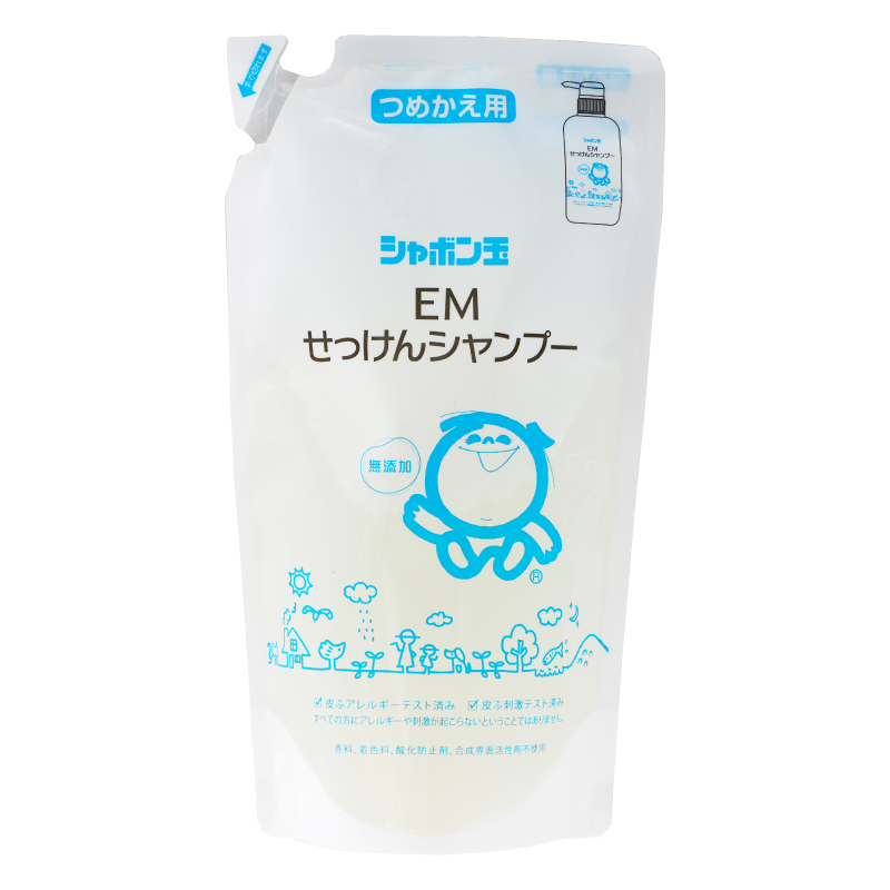 EMせっけんシャンプーつめかえ用 420ｍL | シャボン玉石けん